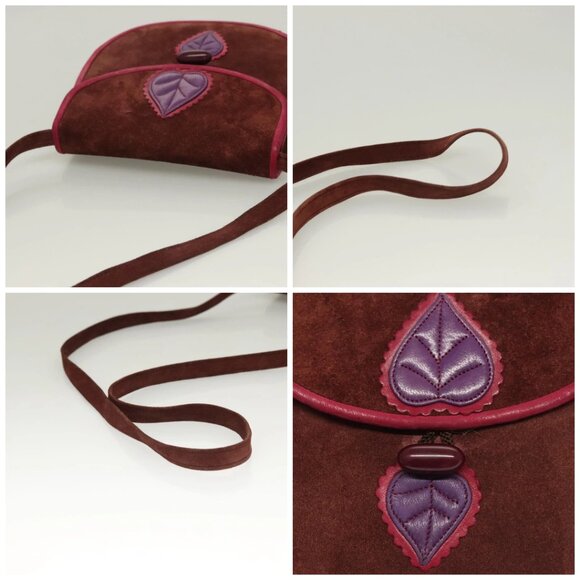 SAINT LAURENT Shoulder Bag Suede Brown Auth BA3599 - Picture 16 of 16